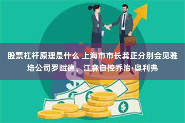 股票杠杆原理是什么 上海市市长龚正分别会见雅培公司罗赋德、江森自控乔治·奥利弗